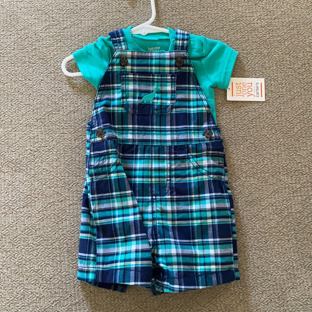 Overall and onesie set